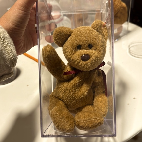 Beanie Baby Curly Bear 1993 - Picture 1 of 2